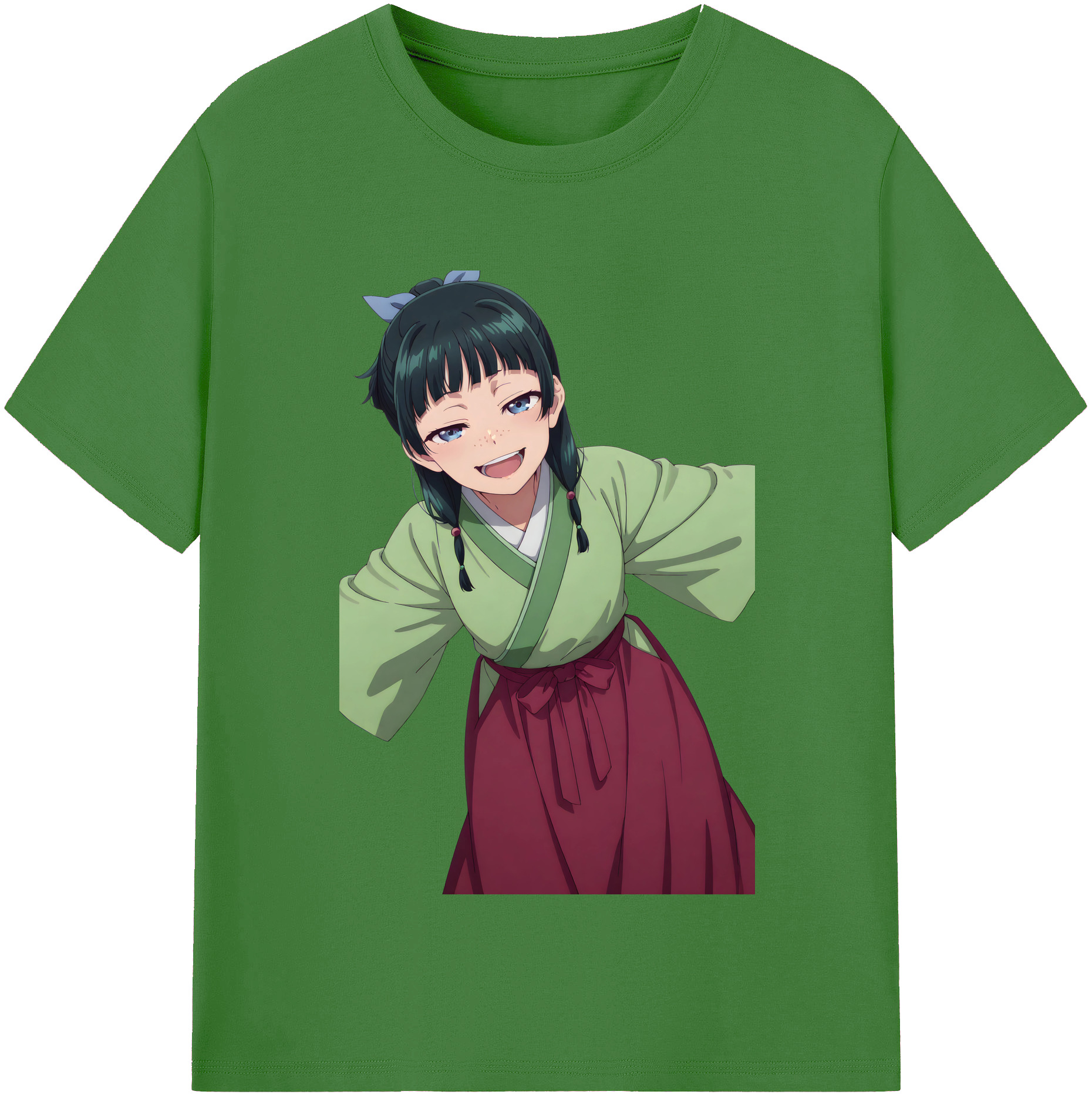 （画像用） 薬屋のひとりごと The Apothecary Diaries レディースカジュアルプリントTシャツ（綿100％）
